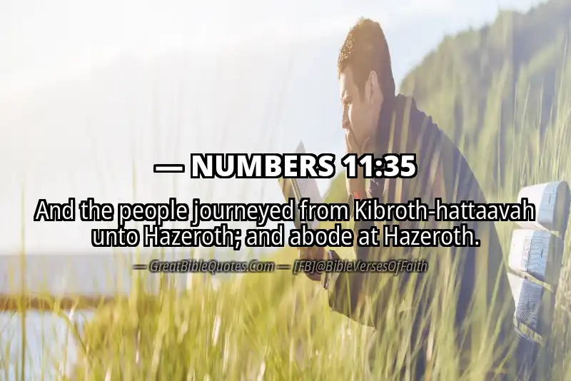 NUMBERS 11:35 Verse