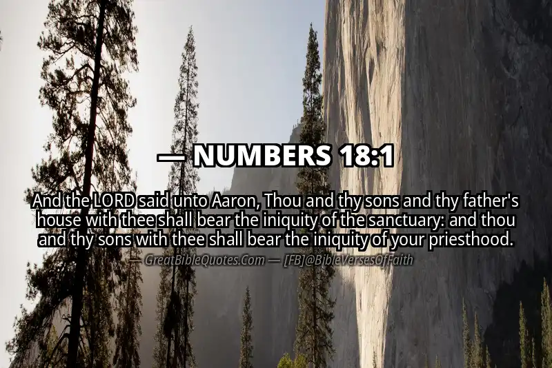 NUMBERS 18:1 Verse