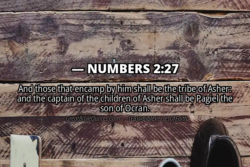 NUMBERS 2:27 Verse