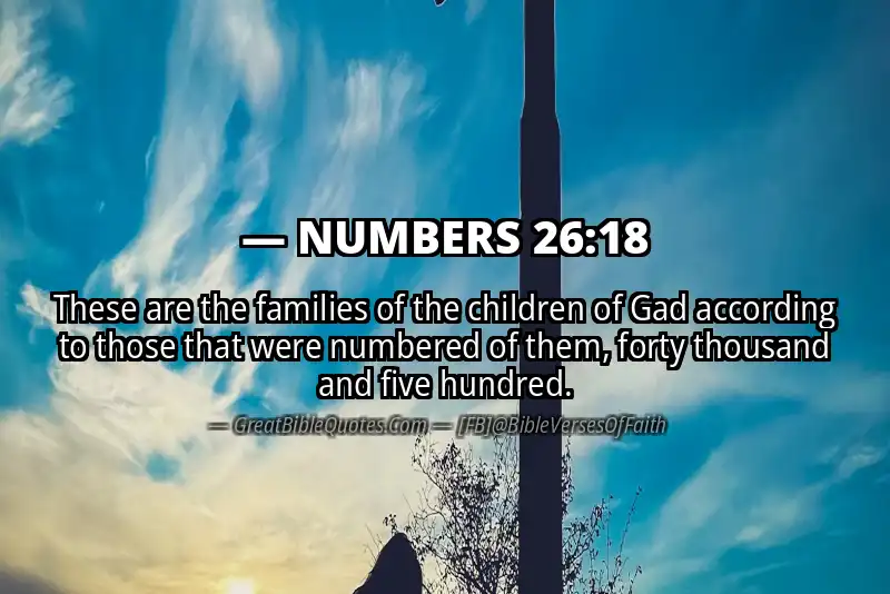 NUMBERS 26:18 Verse