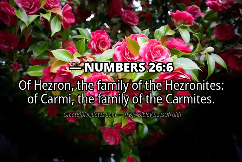 NUMBERS 26:6 Verse