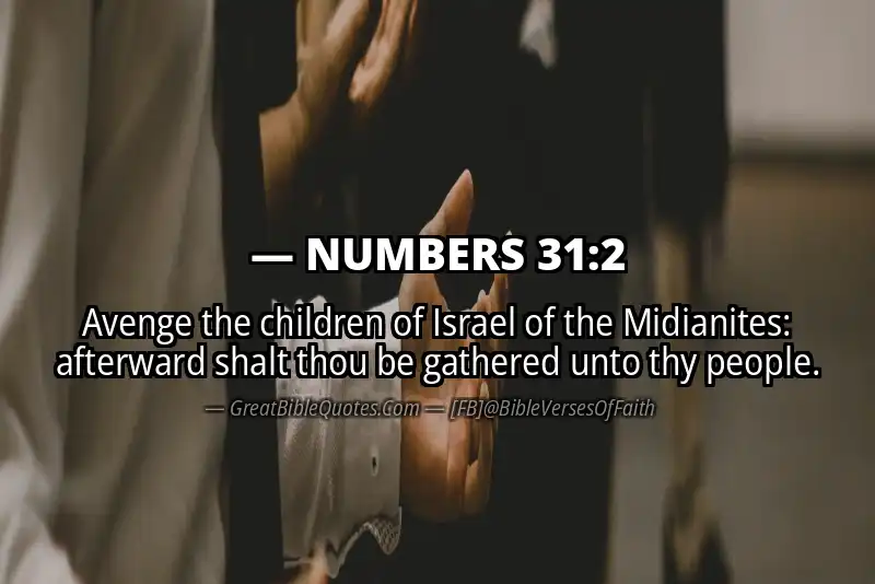 NUMBERS 31:2 Verse