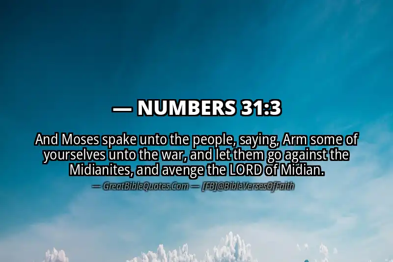 NUMBERS 31:3 Verse