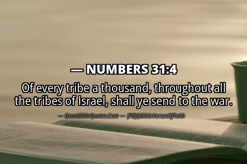 NUMBERS 31:4 Verse