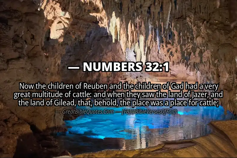 NUMBERS 32:1 Verse
