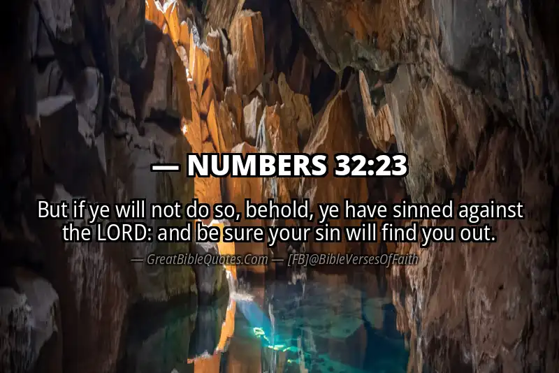 NUMBERS 32:23 Verse