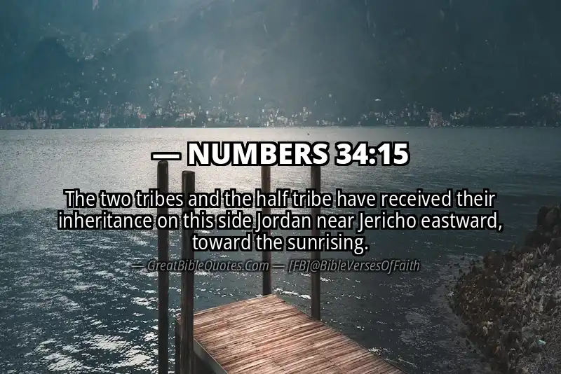 NUMBERS 34:15 Verse Image