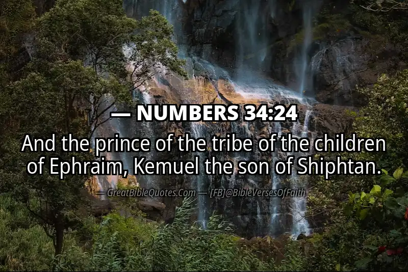 NUMBERS 34:24 Verse