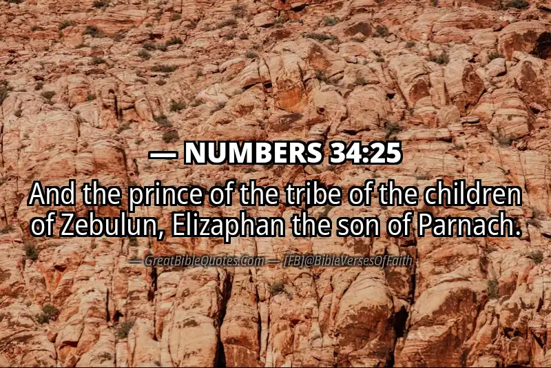 NUMBERS 34:25 Verse