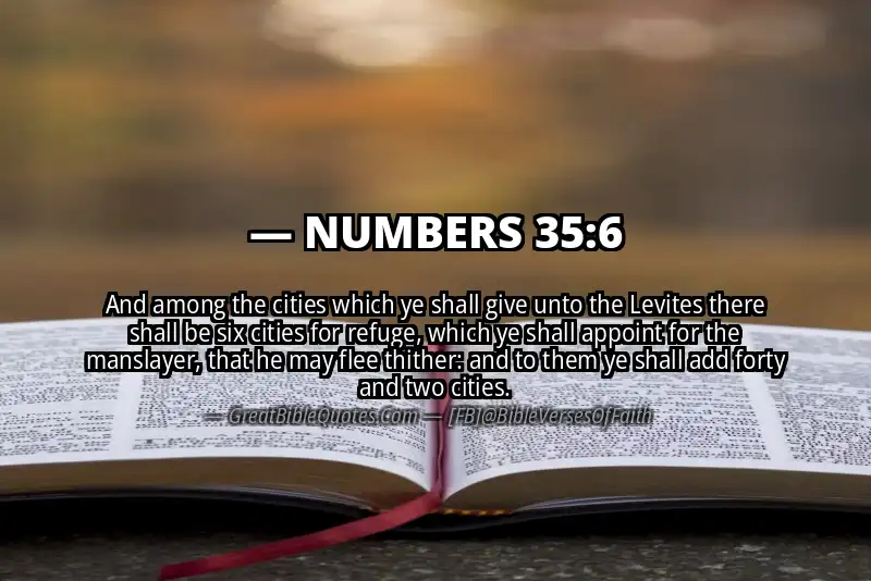 NUMBERS 35:6 Verse