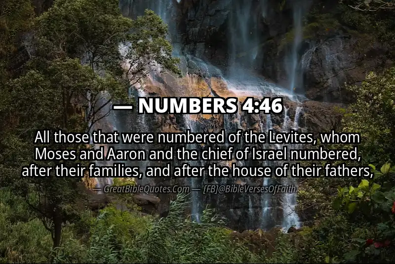 NUMBERS 4:46 Verse
