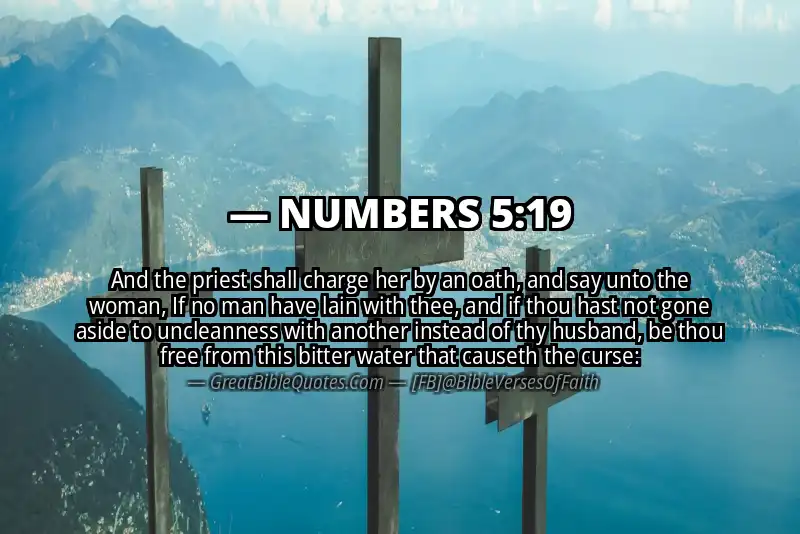 NUMBERS 5:19 Verse