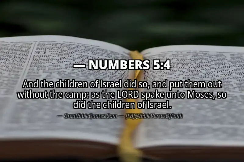 NUMBERS 5:4 Verse