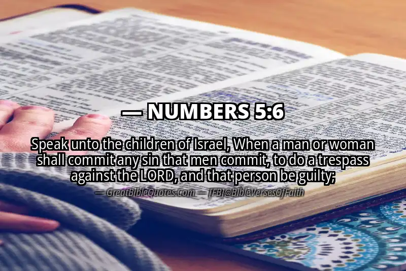NUMBERS 5:6 Verse