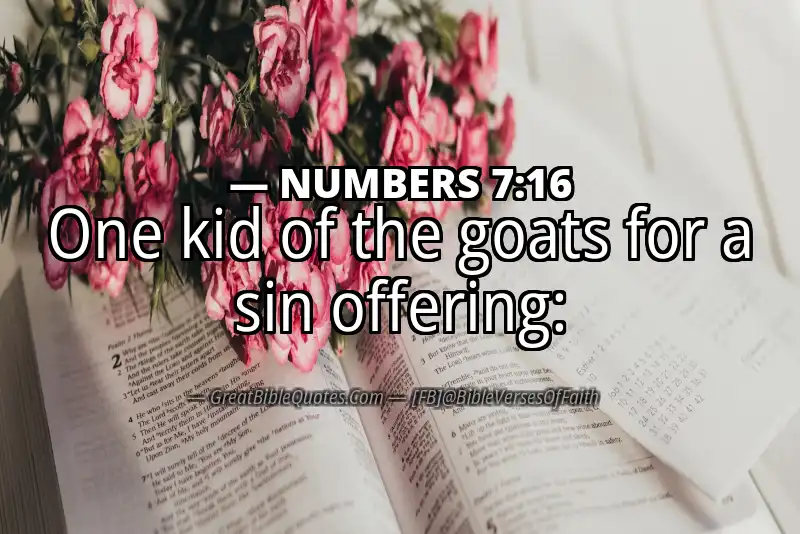 NUMBERS 7:16 Verse