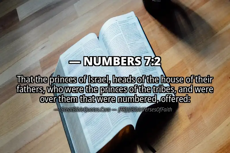 NUMBERS 7:2 Verse