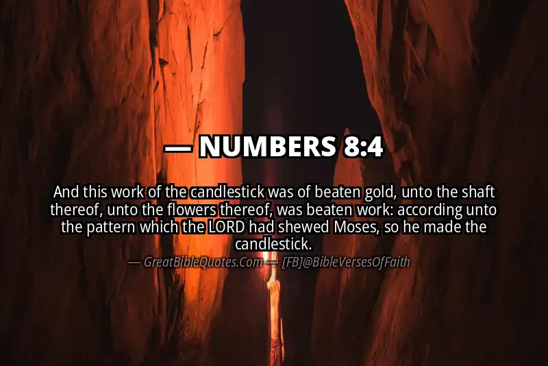 NUMBERS 8:4 Verse Image