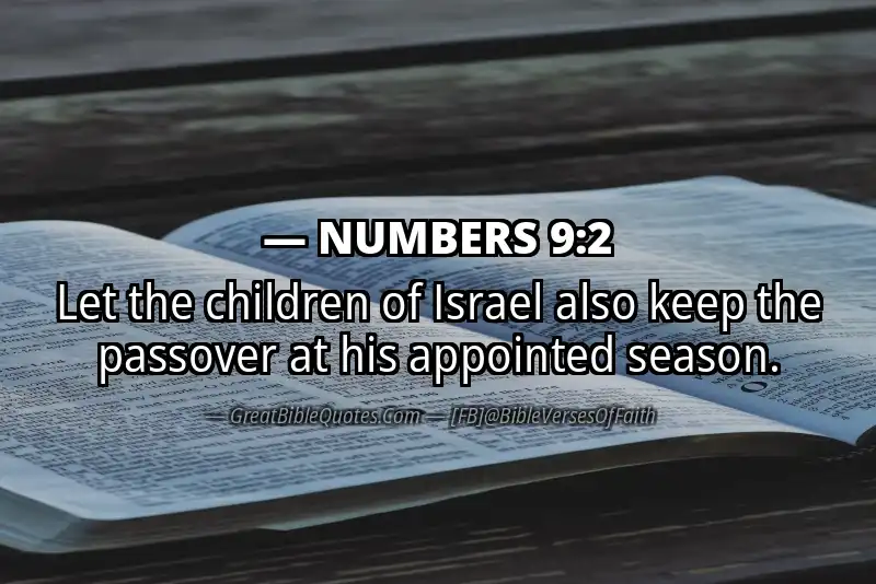 NUMBERS 9:2 Verse