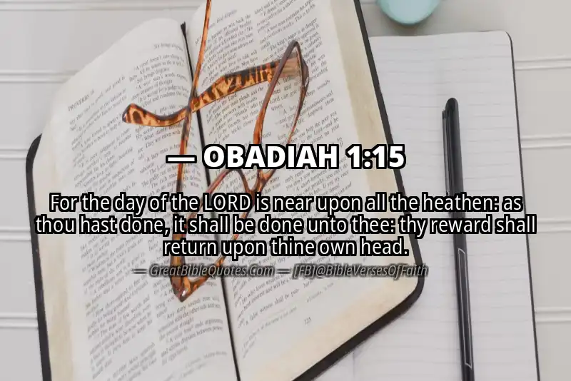 OBADIAH 1:15 Verse