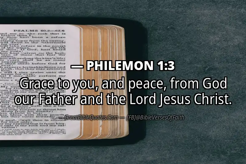 PHILEMON 1:3 Verse Image