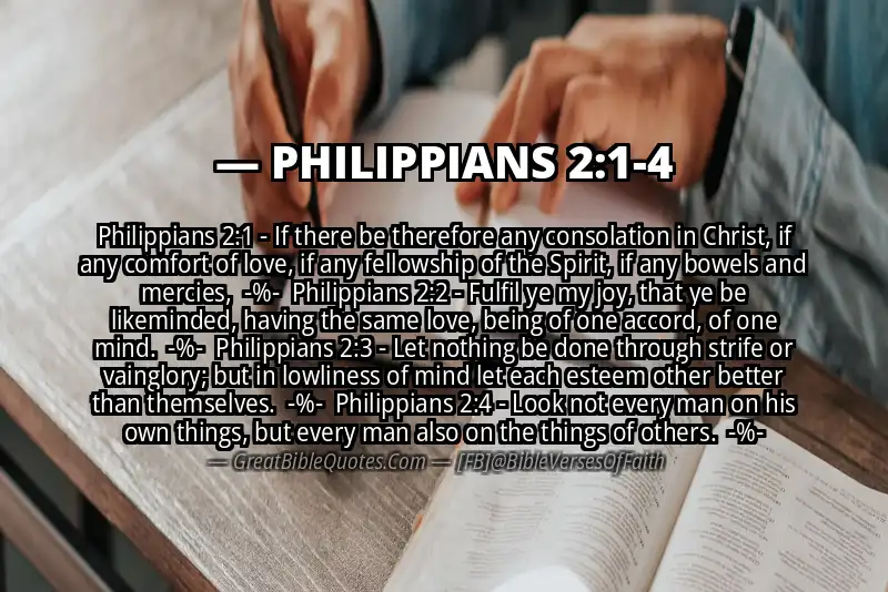 Image for PHILIPPIANS 2:1-4 Bible verse