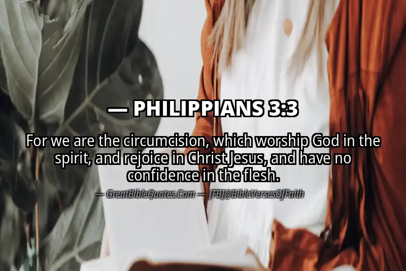 PHILIPPIANS 3:3 Verse