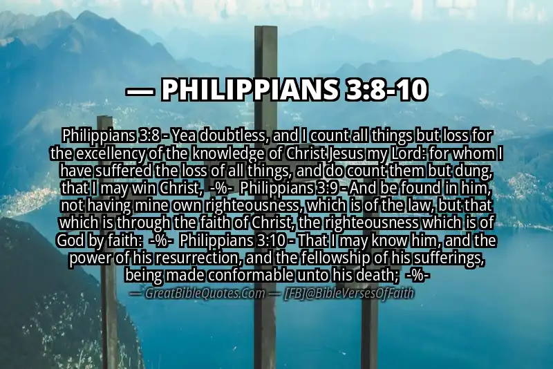 Image for PHILIPPIANS 3:8-10 Bible verse