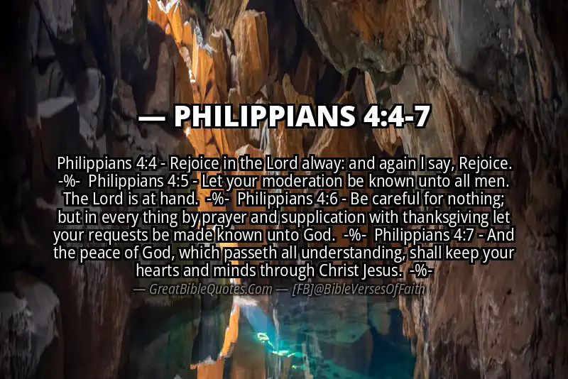 Image for PHILIPPIANS 4:4-7 Bible verse