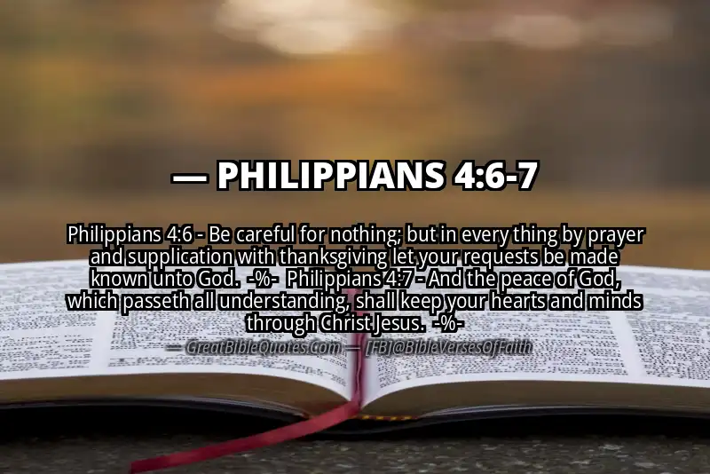 Image for PHILIPPIANS 4:6-7 Bible verse