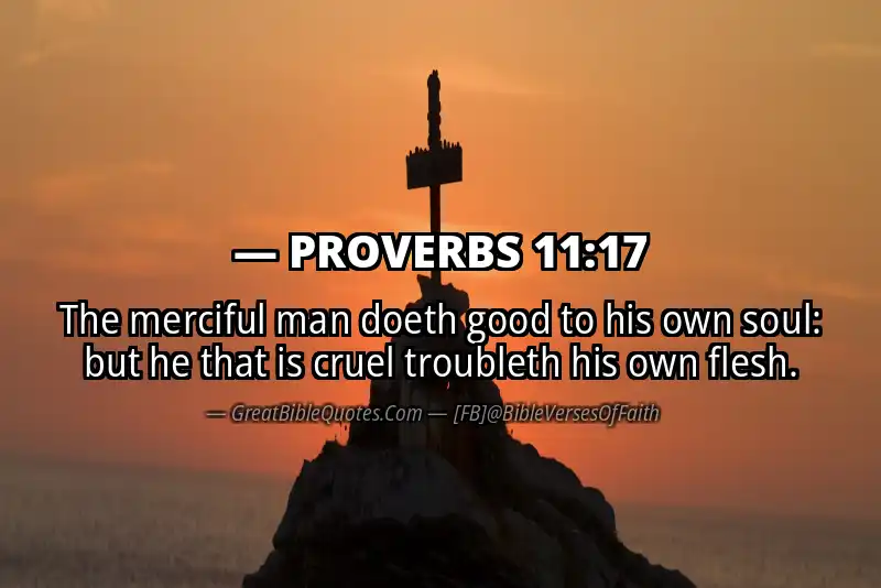 Image for PROVERBS 11:17 Bible verse