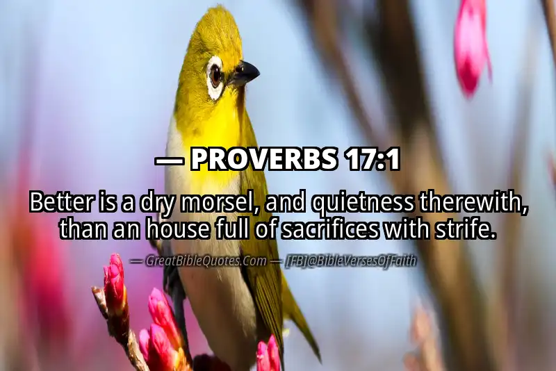 Image for PROVERBS 17:1 Bible verse