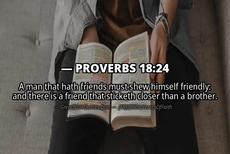 PROVERBS 18:24 Verse