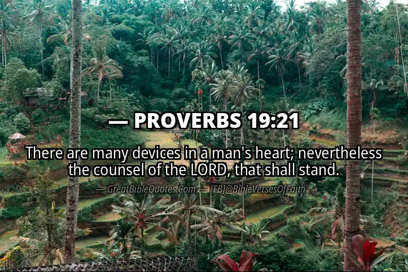 Image for PROVERBS 19:21 Bible verse