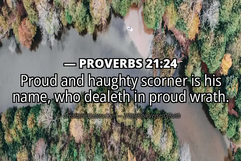 PROVERBS 21:24 Verse