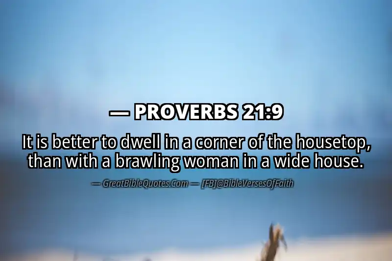 Image for PROVERBS 21:9 Bible verse