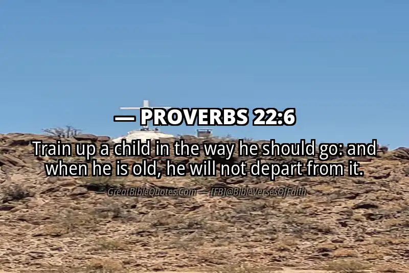 Image for PROVERBS 22:6 Bible verse