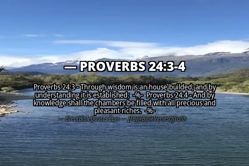 Image for PROVERBS 24:3-4 Bible verse