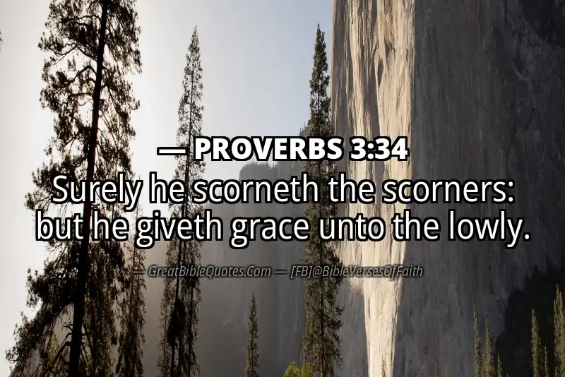 PROVERBS 3:34 Verse