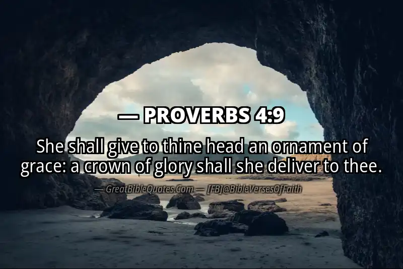 PROVERBS 4:9 Verse