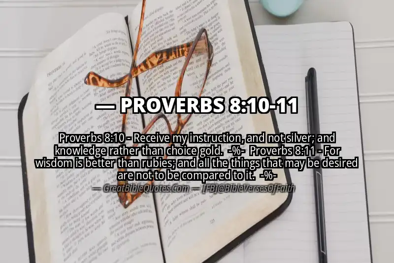 Image for PROVERBS 8:10-11 Bible verse