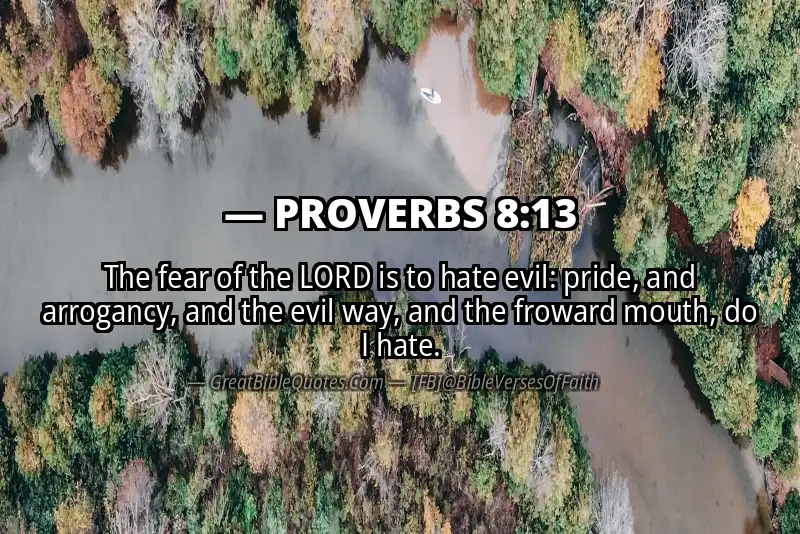 PROVERBS 8:13 Verse