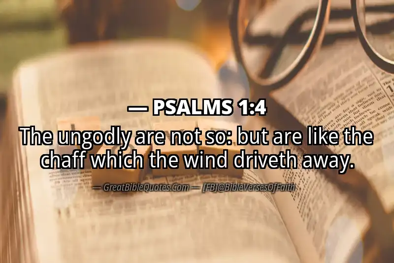 PSALMS 1:4 Verse