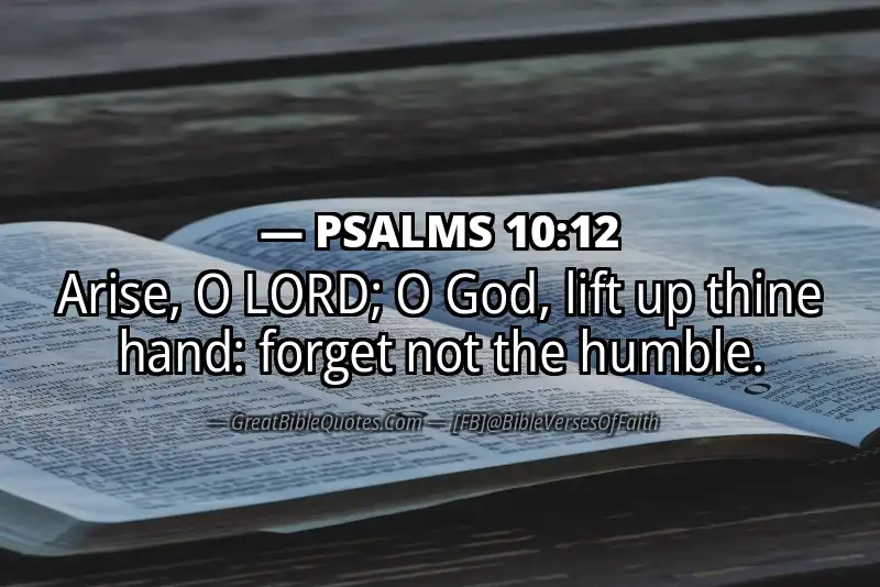 PSALMS 10:12 Verse