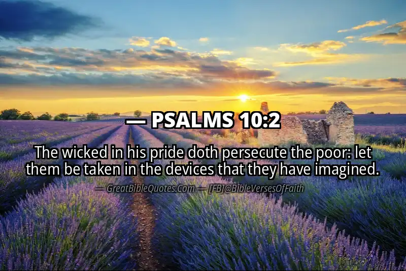 PSALMS 10:2 Verse