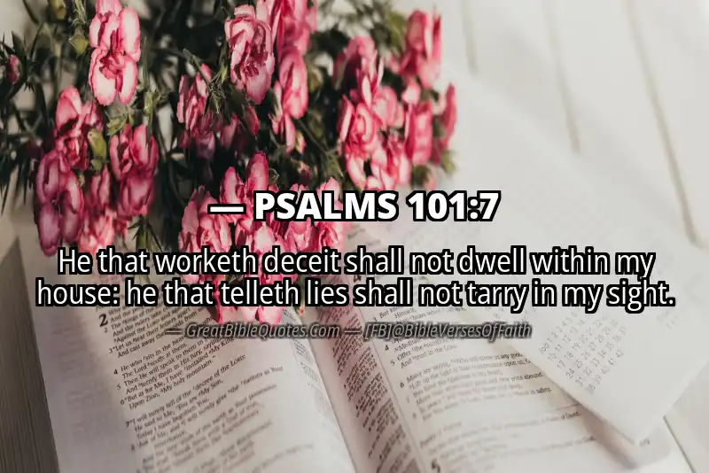 PSALMS 101:7 Verse
