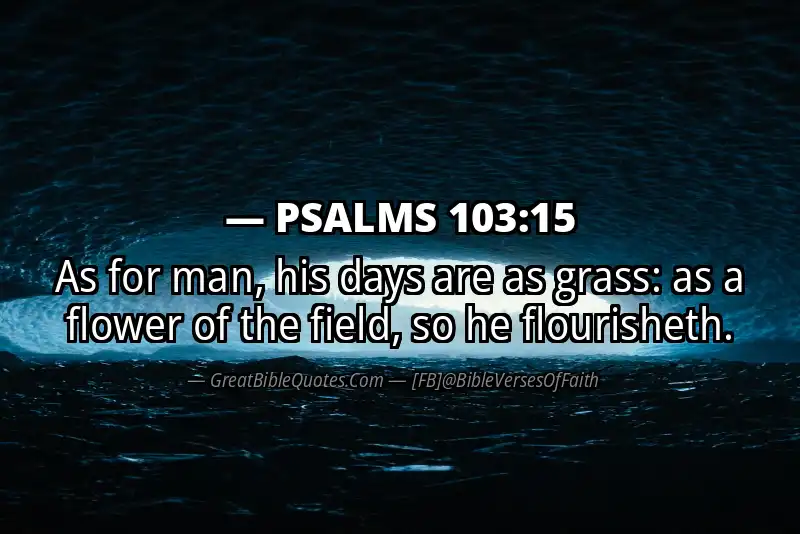 PSALMS 103:15 Verse