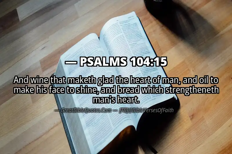 PSALMS 104:15 Verse