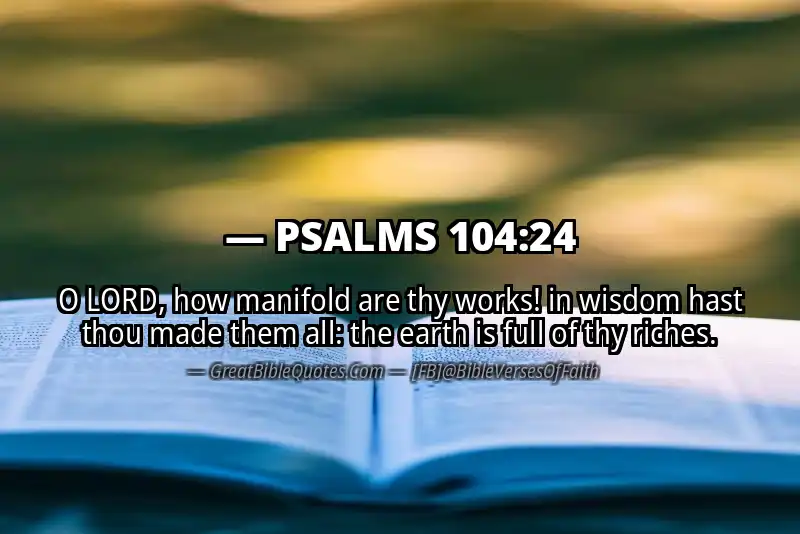 PSALMS 104:24 Verse