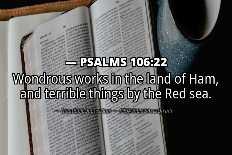 PSALMS 106:22 Verse