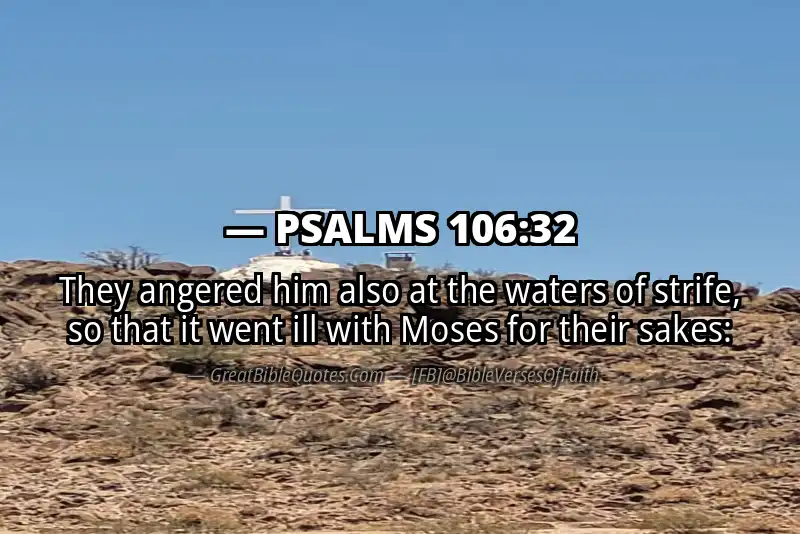 PSALMS 106:32 Verse